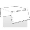 Acrylic Risers with Sign Holders