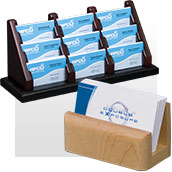 Wood Business Card Holders