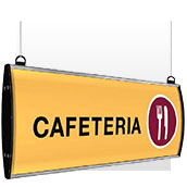 Convex Sign System - Ceiling Mount