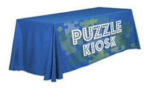 6ft Table Throw with Digital Imprint