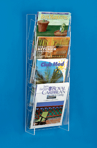 4-Tier Wall Magazine Holder