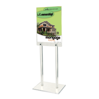 2-Sided Clear Acrylic Poster Stand