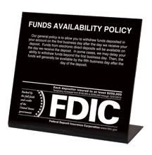 Temporary Liquidity with FDIC Logo - Custom