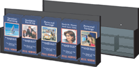Magnetic Adjustable Literature Dispenser (5-Pocket)