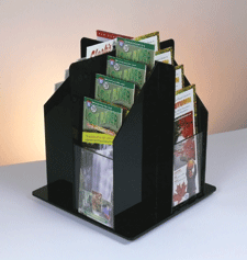 Rotating 16-Pocket Counter Brochure Holder