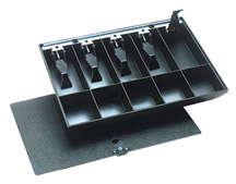 Duralite Cash Tray with Flat Key Locking Covers