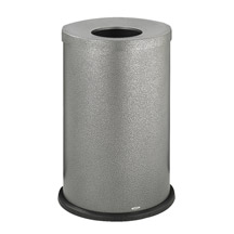 Black Speckle 35 Gallon Open Top Trash Receptacle