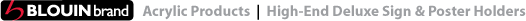 blouin brand acrylic sign holders
