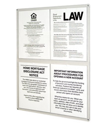 Acrylic Holders for Printed Signs