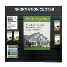47w x 47h Wall Mount Slatwall Panel