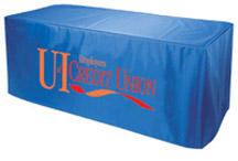 6ft Standard EZ Clean Nylon Table Cover - 2 Color Imprint