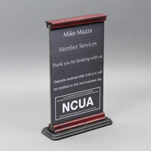 Counter 1 sided 7 Inch x11 Inch Magnetic Sign Insert 3 7x1 5/8 1 7x3 1