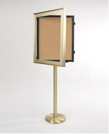 Designer Metal Bulletin Board Swing Stand