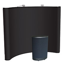 10ft Curved Floor Display