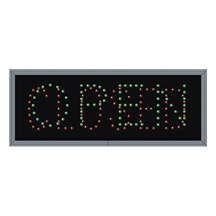 Open/Closed LED Traffic Control Sign