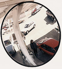 Outdoor Round Acrylic Convex Mirror