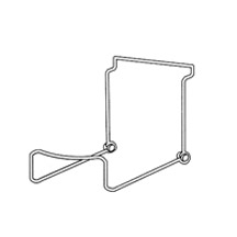 Slatwall Adjustable Wire Easel