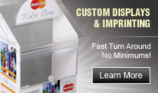CUSTOM DISPLAYS & IMPRINTING