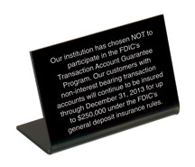 4w x 3h Liquidity NON Participation Sign