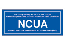 NCUA Wall Sign - Indoor/Outdoor - 7w x 3h