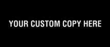 Custom Copy Insert for Teller Information Displays