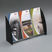 3-Pocket Acrylic Counter Leaflet Holder