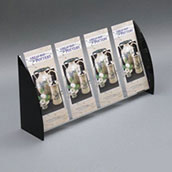 4-Pocket Acrylic Counter Brochure Holder