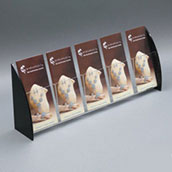 5-Pocket Acrylic Counter Pamphlet Holder