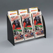 Acrylic Counter Leaflet Holders - 6-Pocket, 2-Tiered