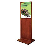 2-Sided Classic Floor Display - Holds 22x28  Inserts