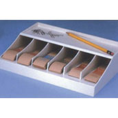 Bill Strap Tray Rack 6 Compartment