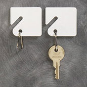 Slotted Rack Key Tags - 1.5h (Pack of 20)