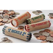 Preformed Tubular Coin Wrappers, 1000/box