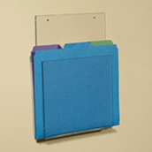 Polycarbonate Vertical Wall Chart Holder