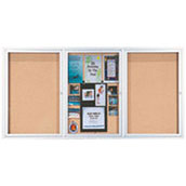 Indoor Aluminum Framed Bulletin Board - 72w x 36h