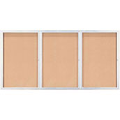 Indoor Aluminum Framed Bulletin Board - 96w x 48h