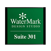 6w x 6h Black Acrylic Sign System