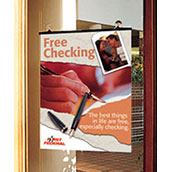 Dual Option Ceiling/Door Hung Poster Holder - 22x28
