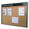 Cork Bulletin Wall Display - 44w x 32h with 4h Header