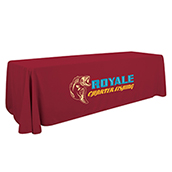 8ft Economy Polytwill Throw - 3 Color Imprint