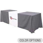 30w Polyester Twill Table Runner - Full Color Imprint