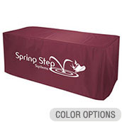 6ft Standard EZ Clean Nylon Table Cover - 1 Color Imprint