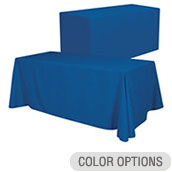 6ft Convertible Polyester Twill Table Throw, No Imprint