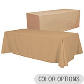 8ft Convertible Polyester Twill Table Throw, No Imprint