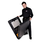 TranZibit Portable Trade Show Table with Black Skirt