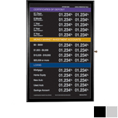 Slim Style Lockable Frame with Raduis Profile