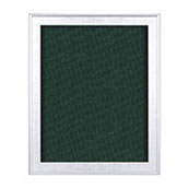 Designer Metal Fabric Covered Bulletin Board Swing Frame