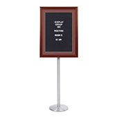 Designer Wood Letterboard Swing Stand