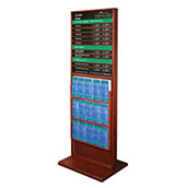 Classic Floor Display (15-Pocket Lit) - 22w x 28h Multi-Color RD