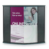 Convex Countertop Poster Holder - 8-1/2x11
